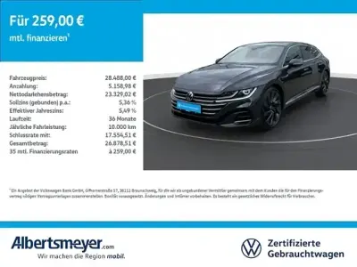 Gebraucht VW Arteon R-line 200 PS (147 kW) 2021 Grau Kombi