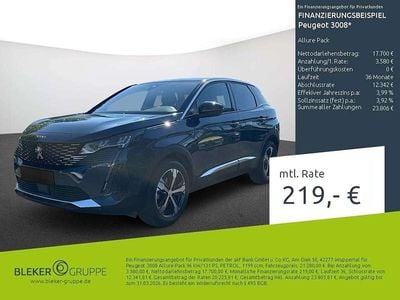 Gebraucht Peugeot 3008 Allure 131 PS (96 kW) 2023 Celebes blau SUV