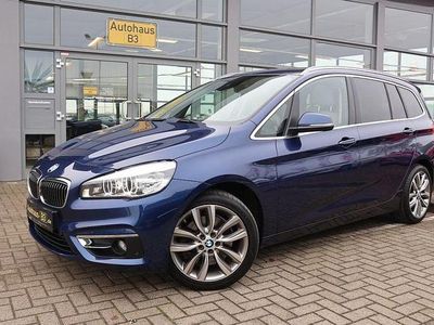 Gebraucht BMW 220 Gran Tourer Luxury Line 190 PS (139 kW) 2015 Blau Van / Kleinbus