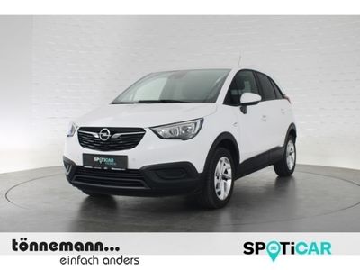 gebraucht Opel Crossland X EDITION AT+ANHÄNGERKUPPLUNG+LED LICHT+NAVI+SITZ-/LENKRADHEIZUNG+PARKPILOT+FRONTSCHEIBENHEI