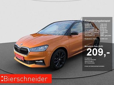 Gebraucht Skoda Fabia Style 110 PS (80 kW) 2022 Phoenix orange metallic (metallic) Kleinwagen