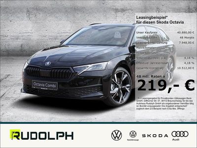 Neu Skoda Octavia SportLine 150 PS (110 kW) 2025 Schwarz Kombi
