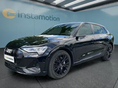 Gebraucht Audi e-tron S-Line 300 kW (408 PS) 2021 Schwarz SUV