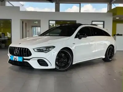 Gebraucht Mercedes CLA45 AMG Shooting Brake AMG 388 PS (285 kW) 2021 Weiß Kombi