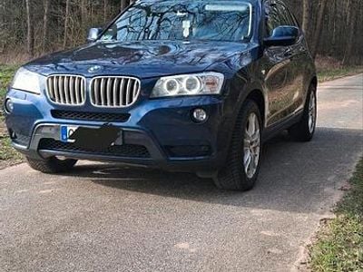 Second-hand BMW X3 258 CP (189 kW) 2012 Albastru SUV