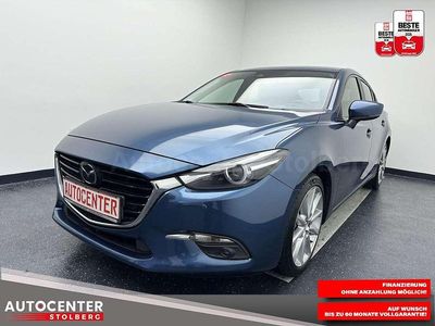 Blau Gebraucht 2017 Mazda 3 Sports-Line Limousine | 12.990 € (Fairer Preis)