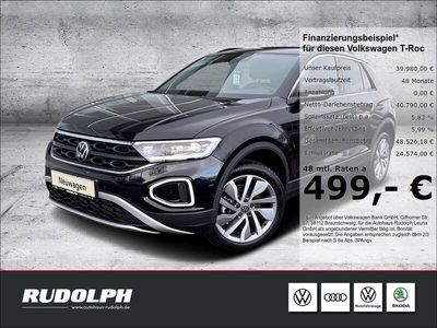 Gebraucht VW T-Roc Goal 150 PS (110 kW) 2024 Schwarz SUV