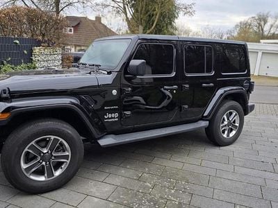 Gebraucht Jeep Wrangler Sahara 272 PS (200 kW) 2019 Schwarz SUV