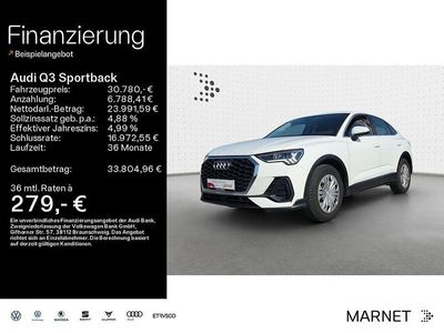 Gebraucht Audi Q3 Sportback Performance 150 PS (110 kW) 2023 Weiß SUV