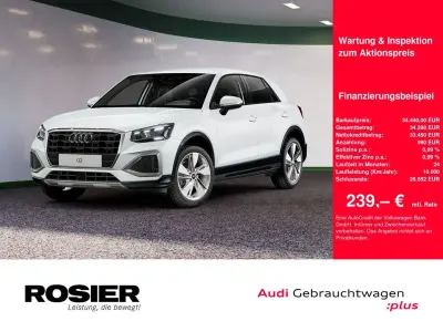 Gebraucht Audi Q2 Advanced Plus 150 PS (110 kW) 2025 Weiss / gletscherweiss SUV