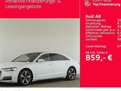 Weiß Gebraucht 2021 Audi A8L Comfort Limousine | 54.899 € (Fairer Preis)
