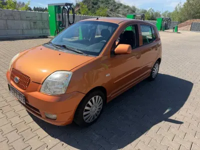 Gebraucht Kia Picanto EX 65 PS (47 kW) 2007 Orange Kleinwagen