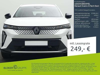 Gebraucht Renault Scenic E-Tech Evolution 125 kW (170 PS) 2025 Weiß SUV