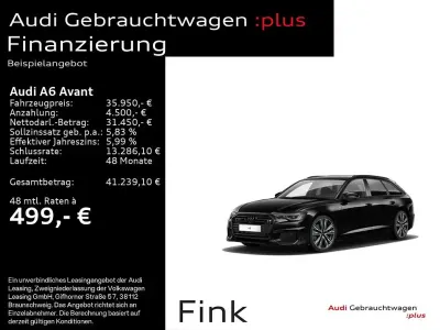 Gebraucht Audi A6 S-Line 204 PS (150 kW) 2022 Brillantschwarz Kombi