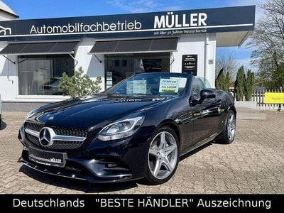 Usata Mercedes SLC180 AMG line 156 CV (114 kW) 2016 Nero Cabrio