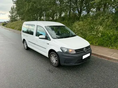 Gebraucht VW Caddy Maxi Family 102 PS (75 kW) 2017 Weiß Van / Kleinbus