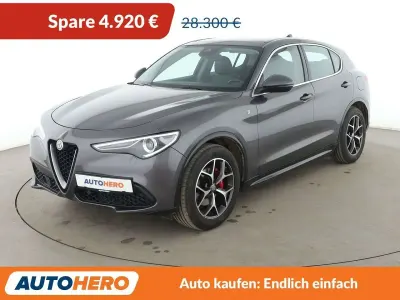 Gebraucht Alfa Romeo Stelvio Ti 209 PS (153 kW) 2021 Grau SUV