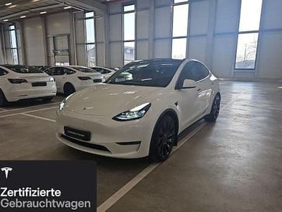 Weiß Gebraucht 2022 Tesla Model Y Performance SUV | 38.000 € (Fairer Preis)
