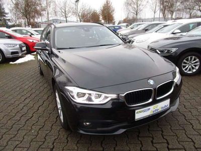 gebraucht BMW 318 318 D schwarz1.Hand-Scheckheft-Nichtraucher AHK1600