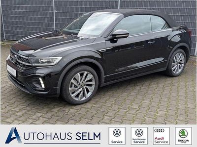 Gebraucht VW T-Roc Cabriolet R-line 150 PS (110 kW) 2024 Schwarz Cabrio