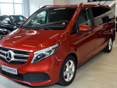 Używany Mercedes V220 163 KM (119 kW) 2020 Czerwony Minivan