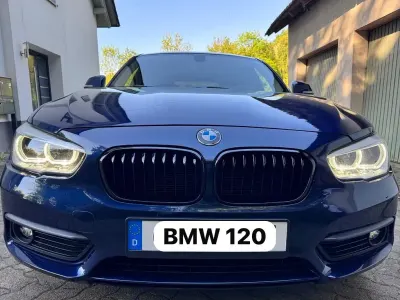 Usata BMW 120 190 CV (139 kW) 2016 Blu Utilitaria