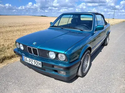 Gebraucht BMW 320 Cabriolet Sport Line 129 PS (94 kW) 1992 Grün Cabrio