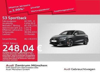 Gebraucht Audi S3 Sport 310 PS (228 kW) 2024 Daytonagrau perleffekt Limousine