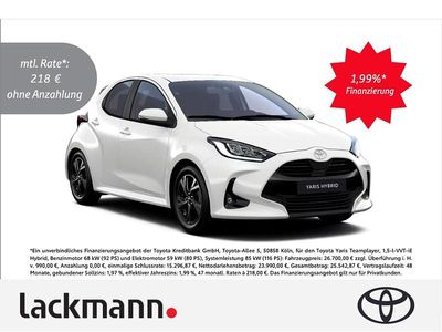 Gebraucht Toyota Yaris Hybrid Team 116 PS (85 kW) 2024 Weiss Kleinwagen
