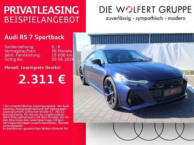 Neu Audi RS7 Sportback Performance 630 PS (463 kW) 2026 Blau Kleinwagen