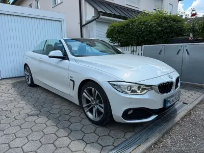 Gebraucht BMW 420 Cabriolet Sport Line 184 PS (135 kW) 2014 Weiß Cabrio