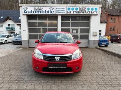 Gebraucht Dacia Sandero Lauréate 87 PS (63 kW) 2009 Rot Kleinwagen