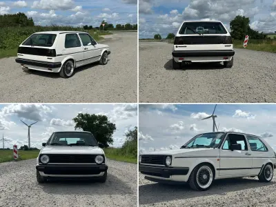 Gebraucht VW Golf II 75 PS (55 kW) 1987 Weiß Kleinwagen