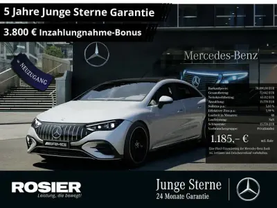 Gebraucht Mercedes EQE AMG 53 AMG Line Premium Plus 460 kW (626 PS) 2024 Silber / hightechsilber Limousine