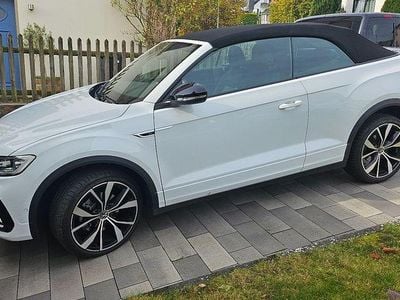 Gebraucht VW T-Roc Cabriolet R-line 150 PS (110 kW) 2023 Weiß Cabrio