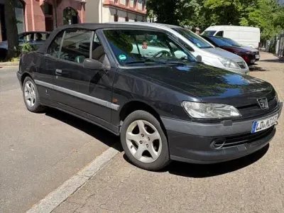 Gebraucht Peugeot 306 Cabriolet 88 PS (64 kW) 1997 Schwarz Cabrio