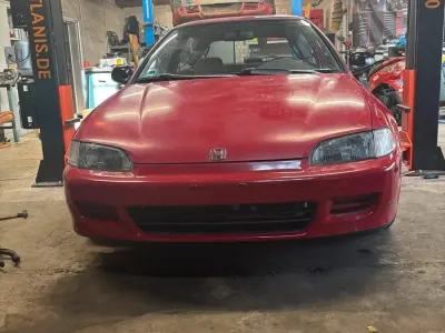 Gebraucht Honda Civic 75 PS (55 kW) 1992 Rot Kleinwagen