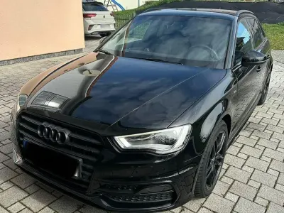 Brugt Audi A3 Sportback S-Line 125 HK (91 kW) 2016 Sort Hatchback