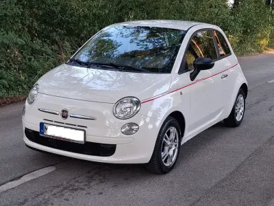 Gebraucht Fiat 500 Lounge 69 PS (50 kW) 2009 Weiß Cabrio