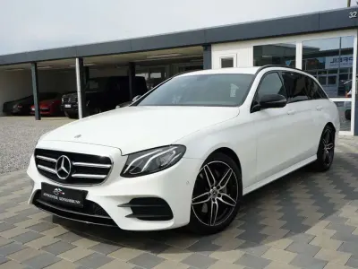 Brugt Mercedes E200 AMG 184 HK (135 kW) 2017 Hvid Stationcar