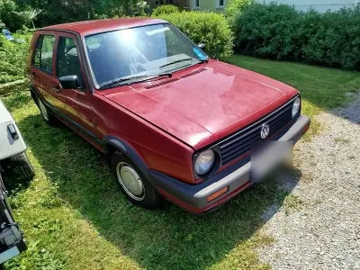Gebraucht VW Golf II 68 PS (50 kW) 1991 Rot Kleinwagen