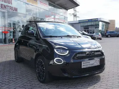 Brugt Fiat 500e La Prima 86 kW (118 HK) 2022 Sort Sedan