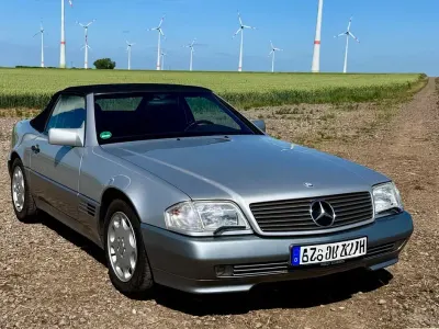 Gebraucht Mercedes SL500 320 PS (235 kW) 1992 Silber Cabrio