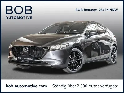 Neu Mazda 3 Exclusive-Line 186 PS (136 kW) 2026 Machine gray Limousine