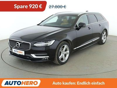 Second-hand Volvo V90 Inscription 190 CP (139 kW) 2020 Negru Break