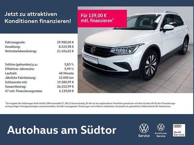 Gebraucht VW Tiguan Move 150 PS (110 kW) 2024 Oryxweiß perlmutteffekt (metallic) SUV