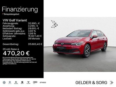 Gebraucht VW Golf VIII Active 131 PS (96 kW) 2022 Rot Kombi