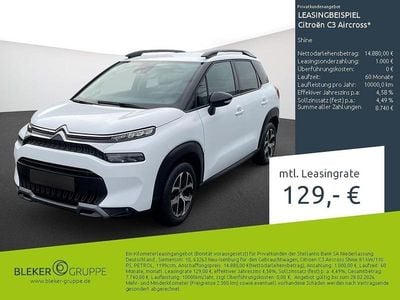 Weiß Gebraucht 2023 Citroën C3 Aircross Shine SUV | 14.880 € (Fairer Preis)