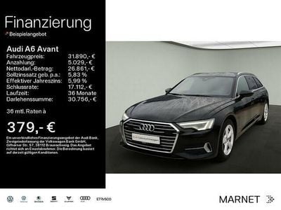 Mythosschwarz metallic Gebraucht 2021 Audi A6 Sport Kombi | 31.890 € (Etwas zu teuer)