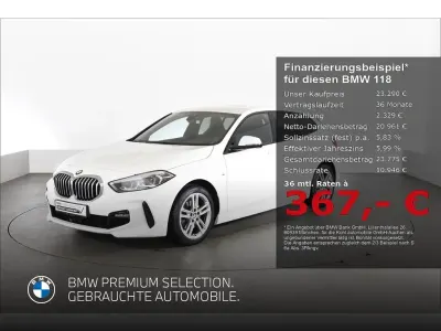 Gebraucht BMW 118 M Sport 136 PS (100 kW) 2023 Weiss Kleinwagen